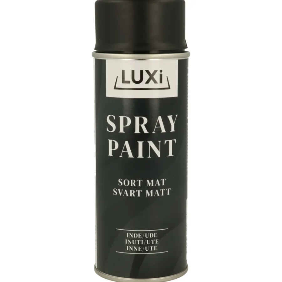 LUXI® Spraymaling|Spraymaling sort mat -