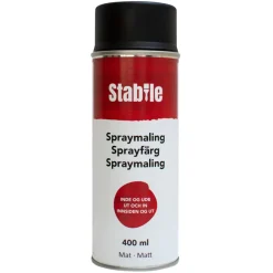 Stabile® Spraymaling|Spraymaling sort mat -