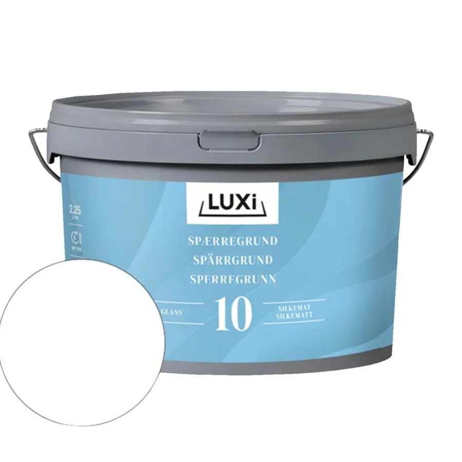LUXI® Grunder|Spærregrunder 2,25 liter - Hvid