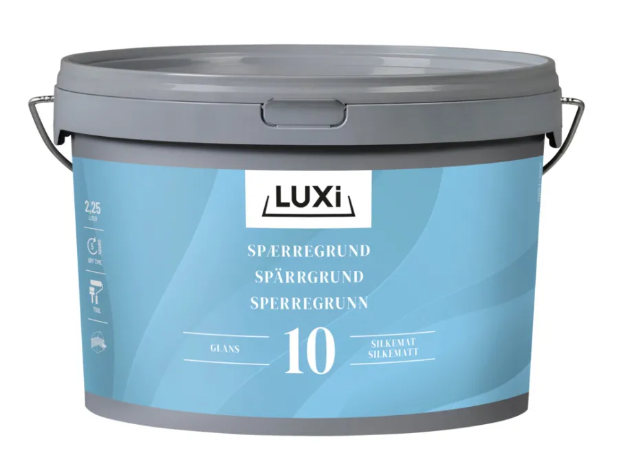 LUXI® Grunder|Spærregrunder 2,25 liter - Hvid