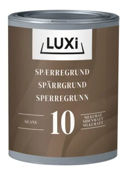 LUXI® Grunder|Spærregrunder til træ 0,75 liter - Hvid