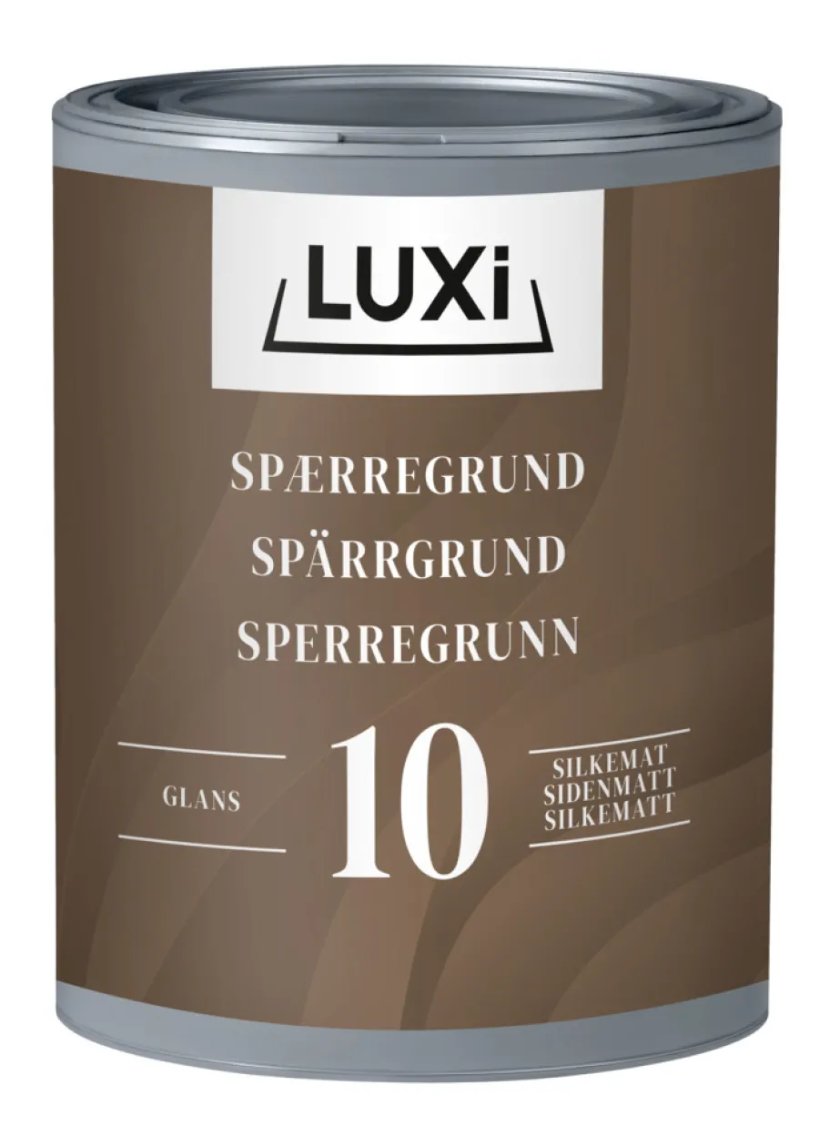 LUXI® Grunder|Spærregrunder til træ 0,75 liter - Hvid
