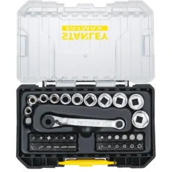 Stanley Bor & Bits|Fatmax bits-/toppesæt 37 dele