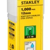 Øvrigt Tilbehør|Hæftepistoler|Stanley hæfteklammer type G 12 mm 1000 stk.