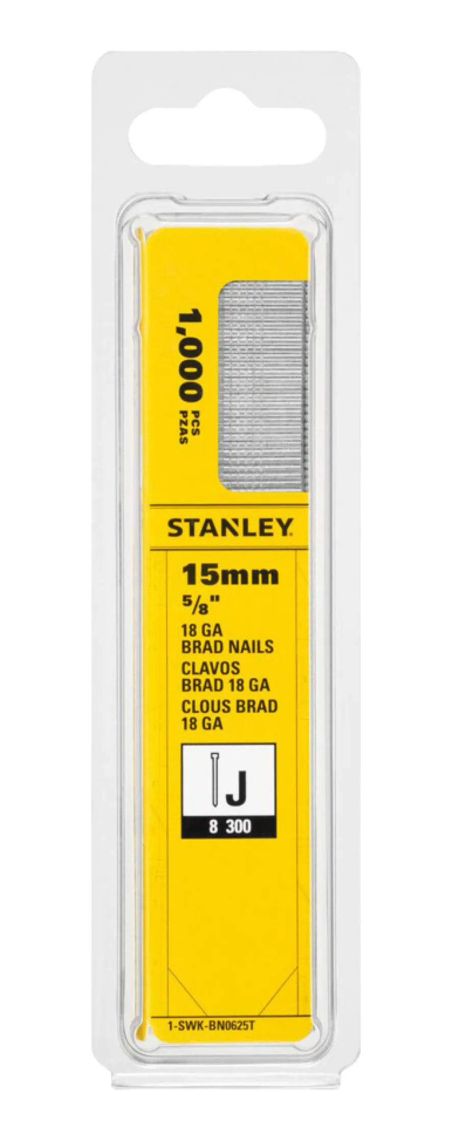 Øvrigt Håndværktøj|Stanley stiftsøm type J 15 mm 1000 stk.