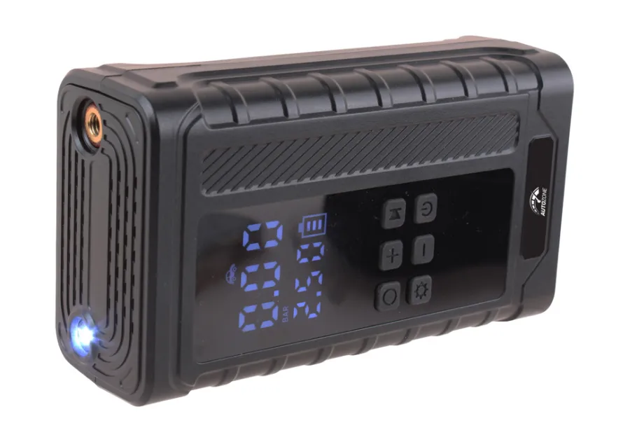 AutoZone® Biltilbehør|Starthjælp 14,8 V m/kompressor -