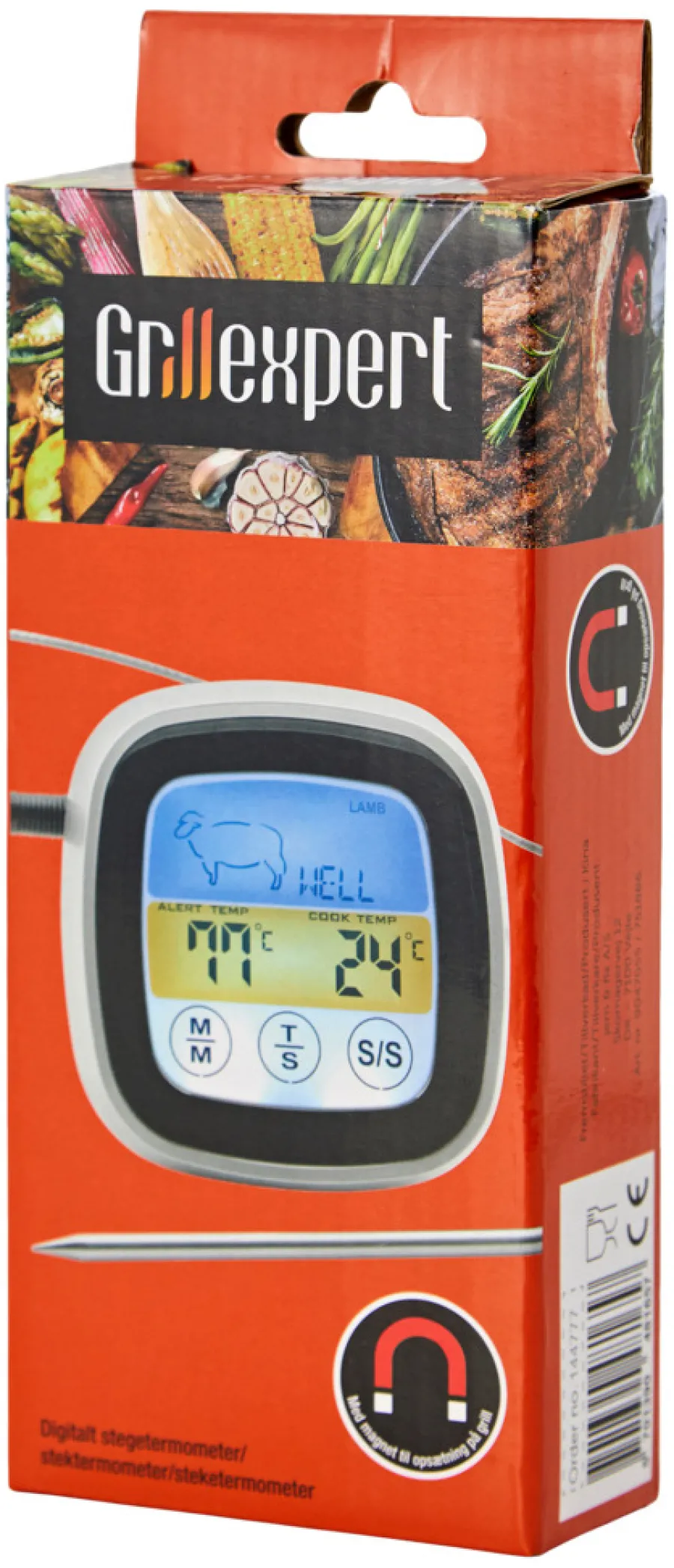 Grillexpert® Grilltilbehør|Stegetermometer digitalt -