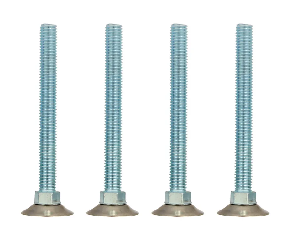 HOME it Tilbehør Til Borde|Skruer|Stilleskruer til bordben 105/90 x 10 mm 4 stk.
