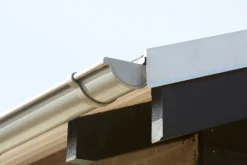 Rodena Tagrender|Ståltagrende med Silver metallic 3 meter