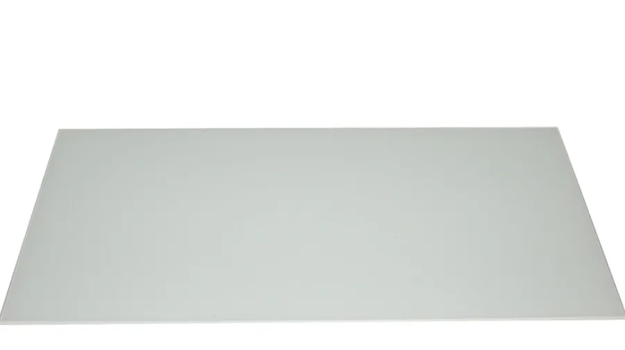 HOME it Køkkenudstyr|Stænkplade hvid glas firkantet 80 x 40 cm