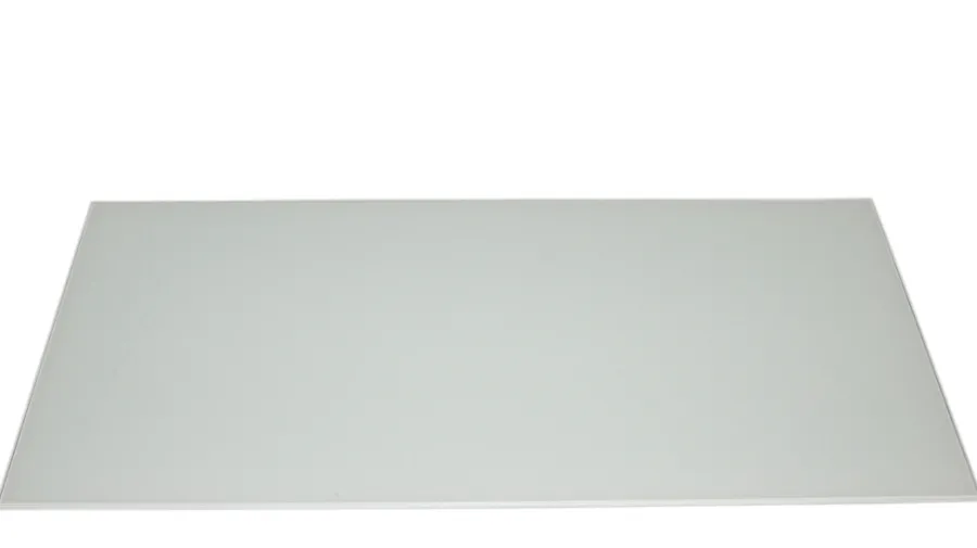 HOME it Køkkenudstyr|Stænkplade hvid glas firkantet 80 x 40 cm