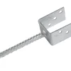Stolper & Pæle|Stolpebærer galvaniseret U75 x 60 x 300 mm