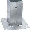 Stolper & Pæle|Stolpefod galv. – 71 x 71 x 150 mm