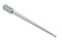 Stolper & Pæle|Stolpespyd galvaniseret 48 x 48 x 600 mm