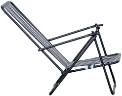 Sunlife® Sæsonafslutning|Havestole|Strandstol Albany i metal og polyester - Blå/hvid