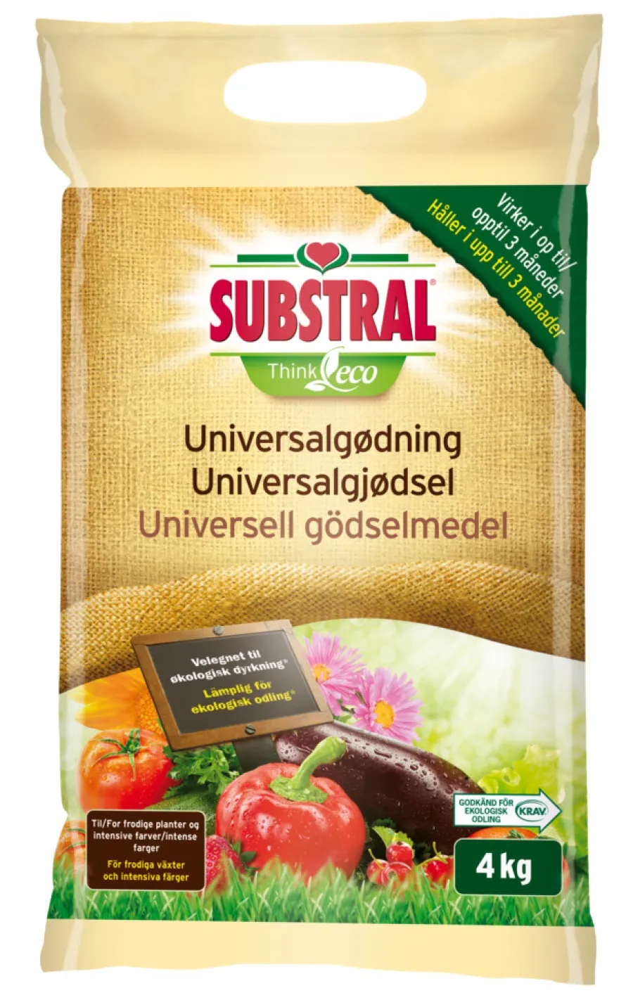 Weibulls Gødning|Substral ThinkEco universalgødning 4 kg