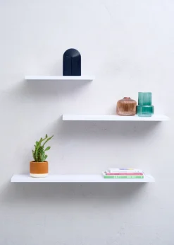 DAY Hylder|Svævehylde MDF 58 x 20 cm - Hvid