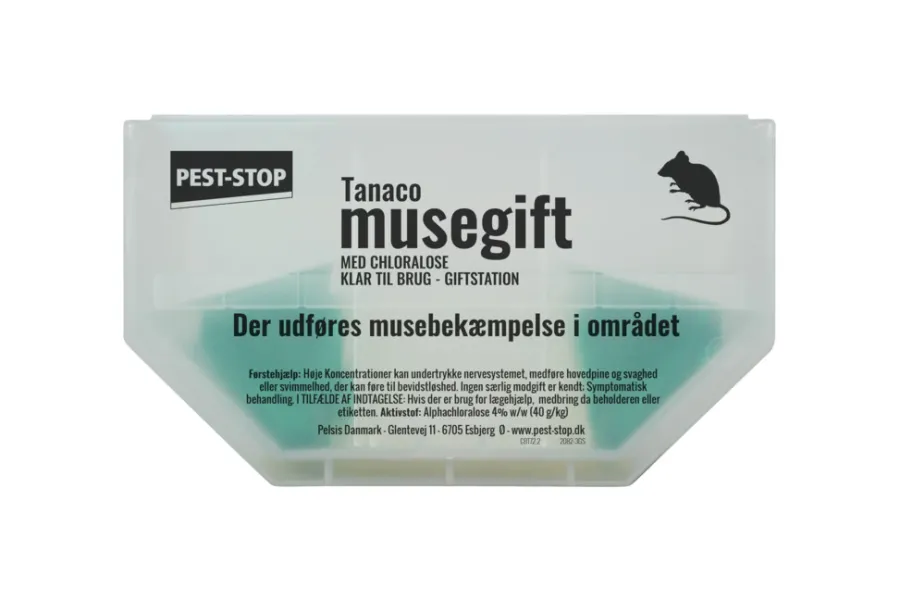 Pest-Stop Insektmidler|Tanaco musegift 2 stk. -