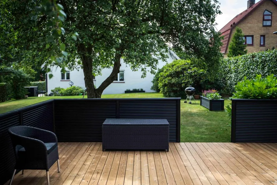 Terrassebrædder|Terrassebrædder R3 termofyr 25 x 115 mm x 3,6 meter
