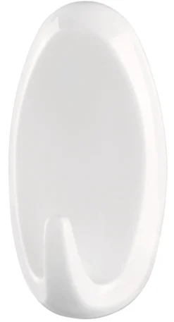 tesa® Klæbesøm|Powerstrips Kroge Oval Large 2 kg - 2 stk. Hvid