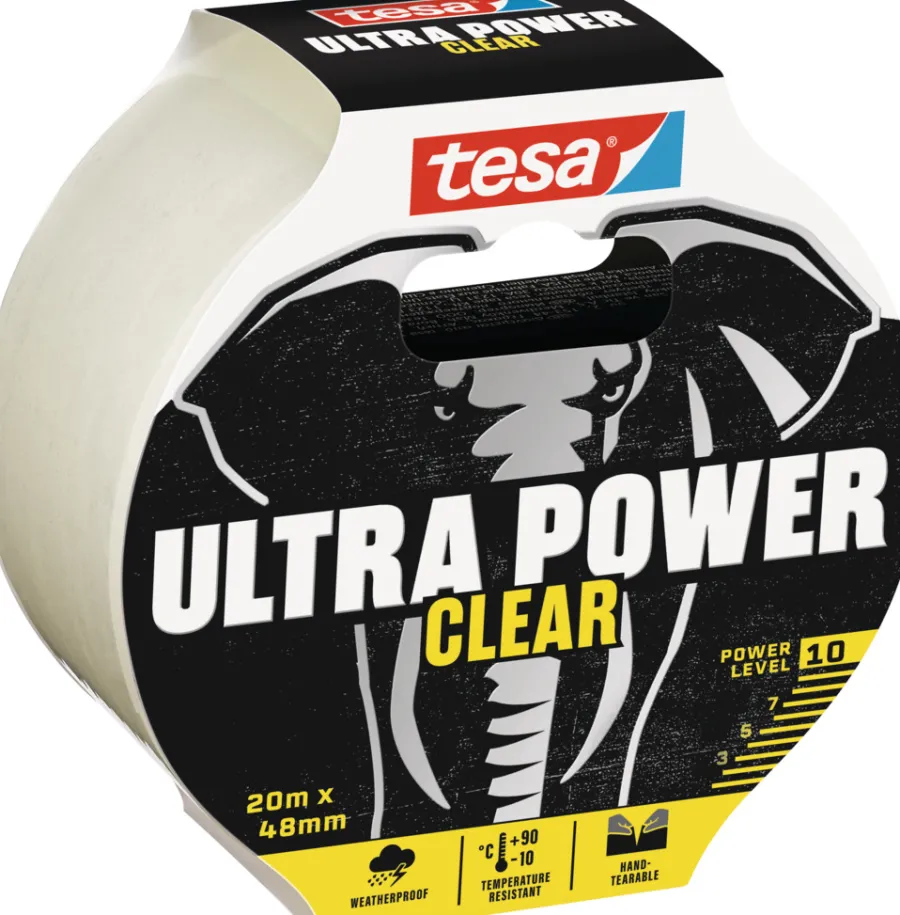 tesa® Tape|Ultra Power klar reparationstape 48 mm x 20 meter