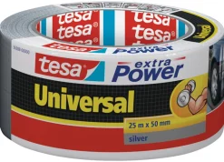 tesa® Tape|Universal gaffatape sølv 50 mm x 25 meter