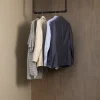 Tøjstativer & Garderobeindretning|Tøjstativ til væg/loft Ø25 mm sort