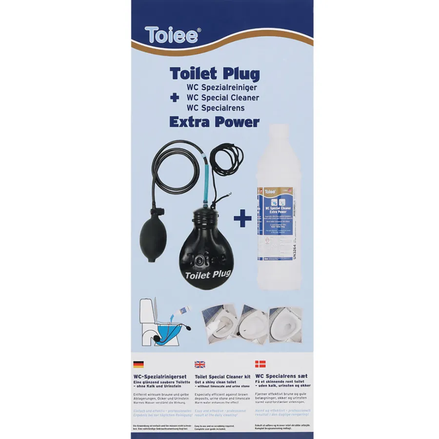 Toiee Rengøringsmidler|sampak m/Toilet Plug og WC Specialrens