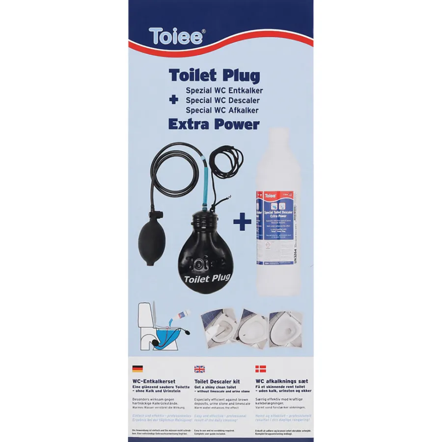 Toiee Rengøringsmidler|sampak m/Toilet Plug og WC Specialafkalker