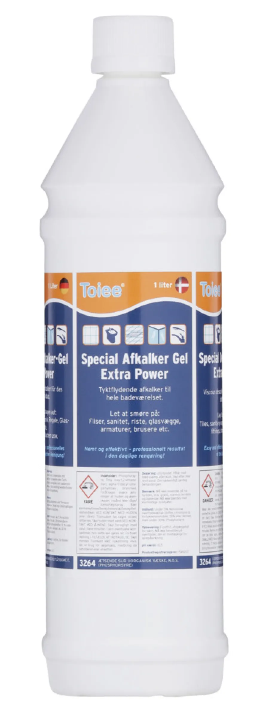 Toiee Rengøringsmidler|Special Afkalker Gel 1 liter