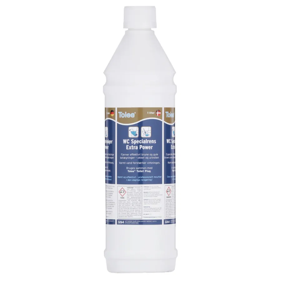 Toiee Rengøringsmidler|WC Specielrens Extra Power 1 liter