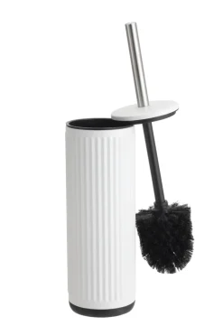 REN Tilbehør Til Badeværelset|Toiletbørste m/riller rund Ø9 x 38 cm - Hvid