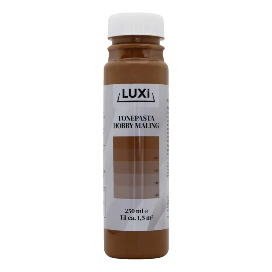 LUXI® Tonepasta|Tonepasta nøddebrun 0,25 liter - 905 Nøddebrun