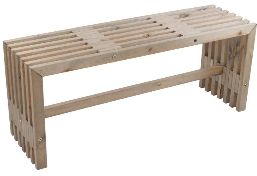 Sunlife® Sæsonafslutning|Havebænke|Trallebænk Savannah rustik 110 x 32,5 cm -