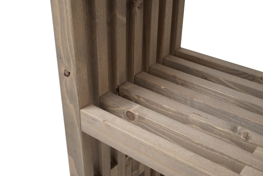 Planteborde & Højbede|Øvrige Havemøbler|Tralle plantebord 115 x 32 x 80 cm Rustik