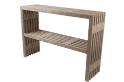 Planteborde & Højbede|Øvrige Havemøbler|Tralle plantebord 115 x 32 x 80 cm Rustik