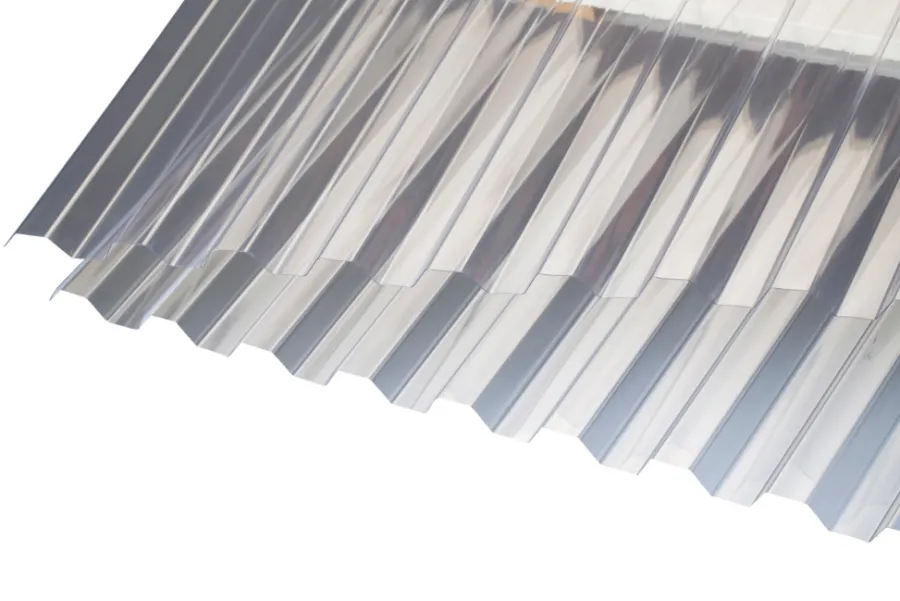 Rodena Tagplader|Trapezplade glasklar profil 76/18 111,9 x 310 cm