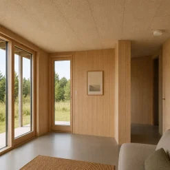 Loftbeklædning|Træbeton K5 600 x 1200 mm - webshop Natur