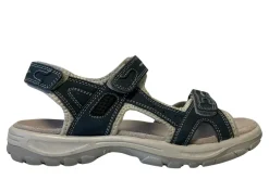 Træsko & Fodtøj|Trekkingsandaler dame læder str. 41 Denimfarvet