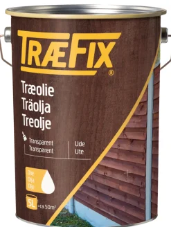 TræFix® Træolie|træolie transparent 5 liter Klar
