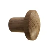 HOME it Knager & Knagerækker|Træknop Ø25 mm egetræ - 2 stk.
