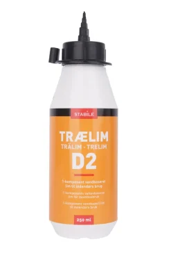 Stabile® Trælim|Trælim 250 ml - Hvid (bliver klar. når den er tør)