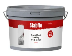 Stabile® Træ- & Metalmaling|Træ & Metal 40 modehvid maling 2,25 liter - Modehvid (NCS-kode s1002-y20r)