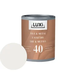 LUXI® Træ- & Metalmaling|Træ & Metal 40 0,75 liter - Renhvid (RAL 9010)
