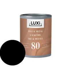 LUXI® Træ- & Metalmaling|Træ & Metal 80 0,75 liter - Sort
