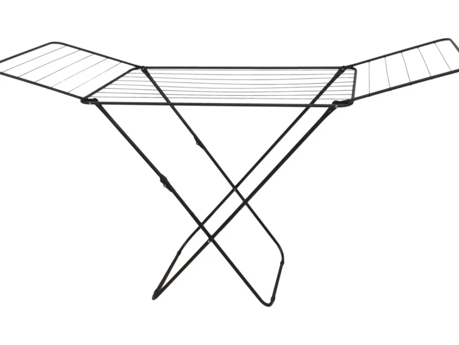Tørrestativer|Tørrestativ sort 180 x 55 x 95 cm