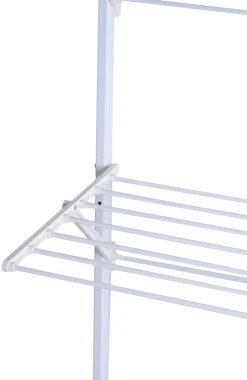 DAY Tørrestativer|Tørrestativ vægmonteret m/2 tørrehylder - Hvid
