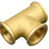 Messing|T-stykke messing 1/2"