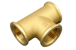 Messing|T-stykke messing 1/2"