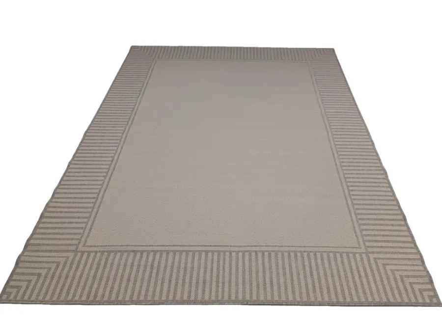Sunlife® Sæsonafslutning|Øvrige Havemøbler|Udendørstæppe Boston 200 x 265 cm - Lys grå